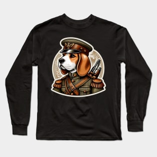 Beagle Soldier Long Sleeve T-Shirt